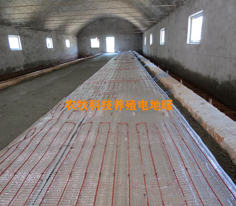 石墨烯電地暖施工現場